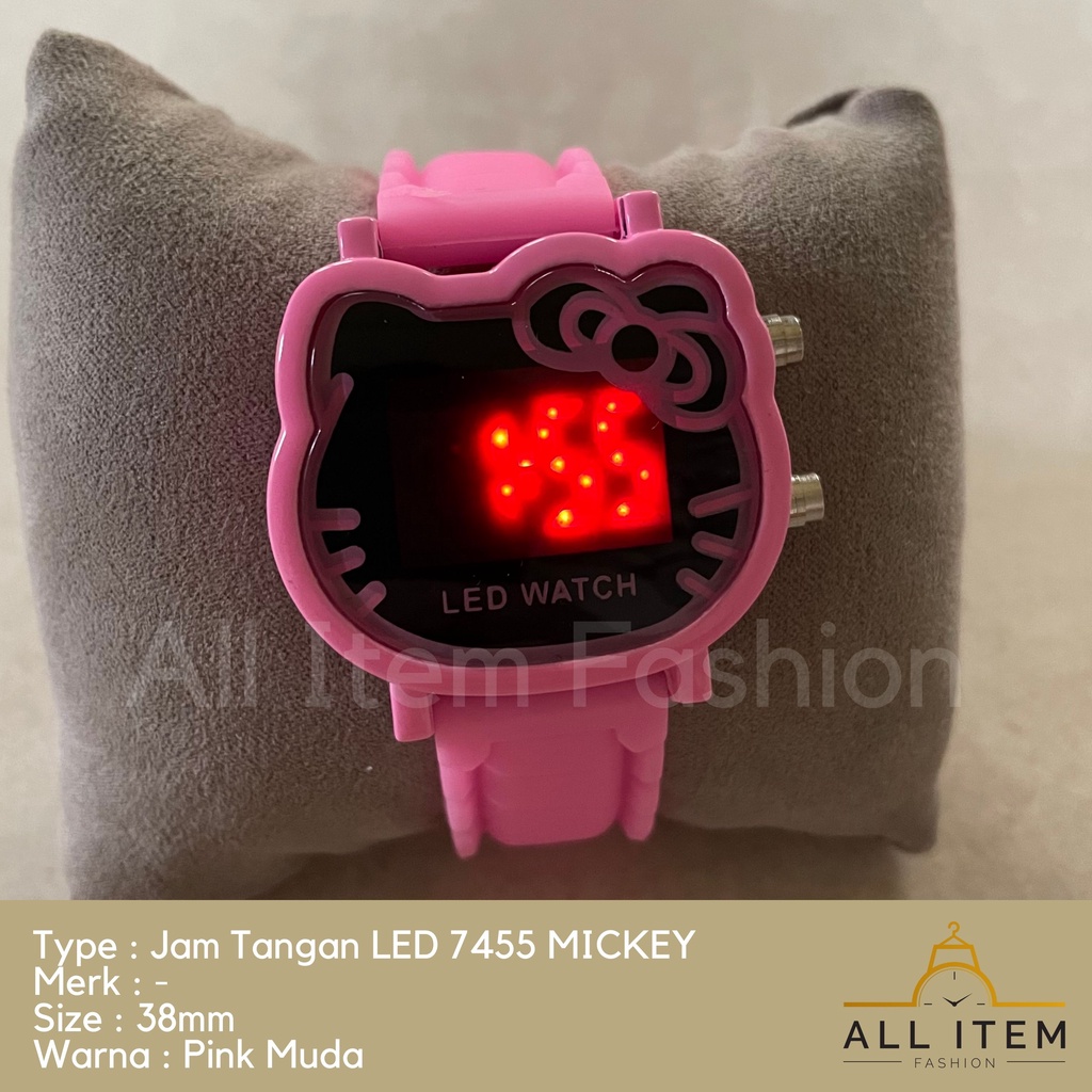 COD✅ Jam Tangan Digital LED 7455 MICKEY Rubber Electronic Fashion Import Pria Wanita Anak-anak / Jam Tangan MICKEY / Jam Tangan Lucu Menarik / Harga Grosir / Jam Tangan anak-anak