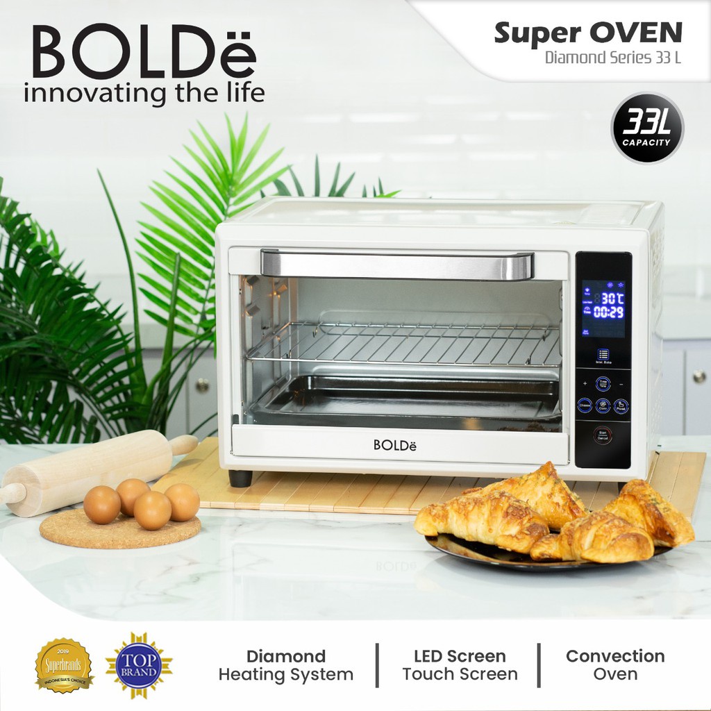 BOLDe SUPER OVEN Listrik Digital - 33 Liter