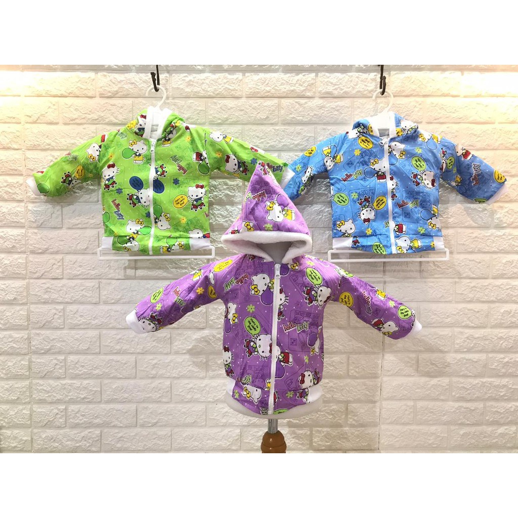 Jaket bayi / jaket anak bahan KATUN gambar dan karakter / jaket bayi laki laki / jaket bayi perempuan