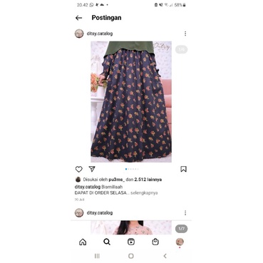 DITSY NIGHTGOWN EDISI AGUSTUS 2022 CILLA DUSTYPINK,CILLA BLUE, LILURA, HAALA, RIONA MIDNIGHT