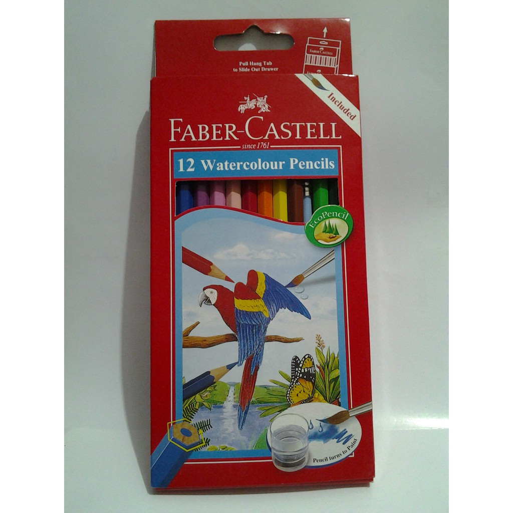 

Pensil warna watercolour 12 panjang faber castell