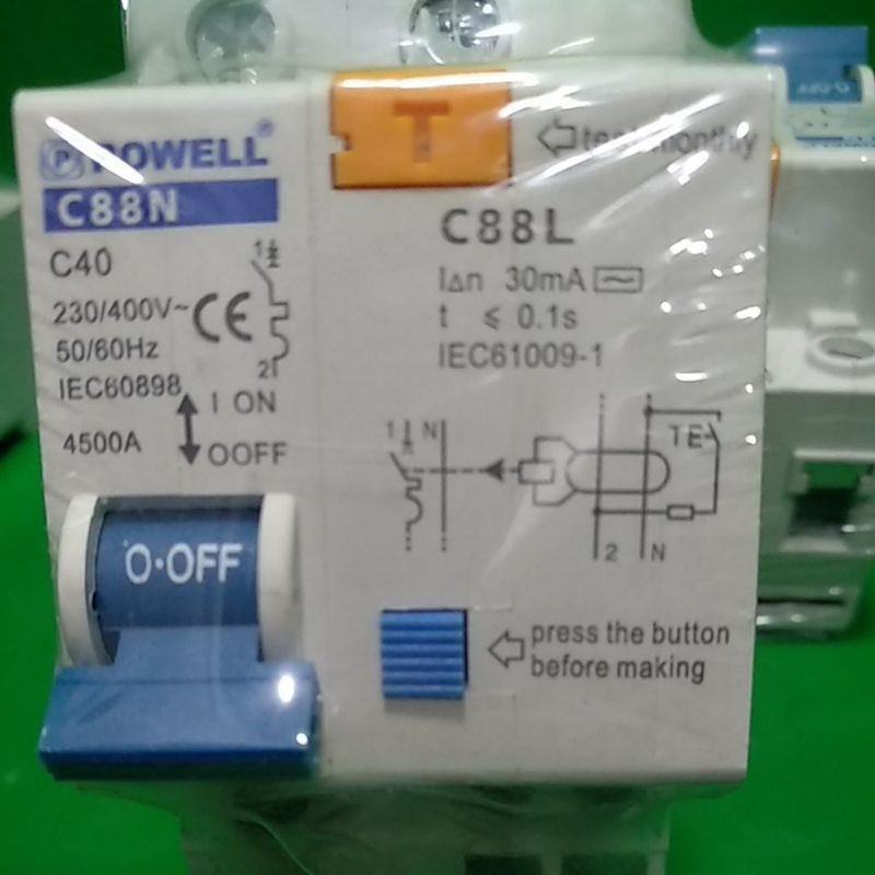 ELCB / RESIDUAL CURRENT CIRCUIT BREAKER C40