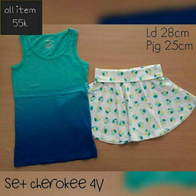 Set cherokee 4y