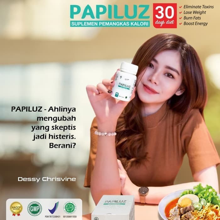 NA - Papiluz Obat Pelangsing - Obat Diet - Suplemen Pemangkas Kalori