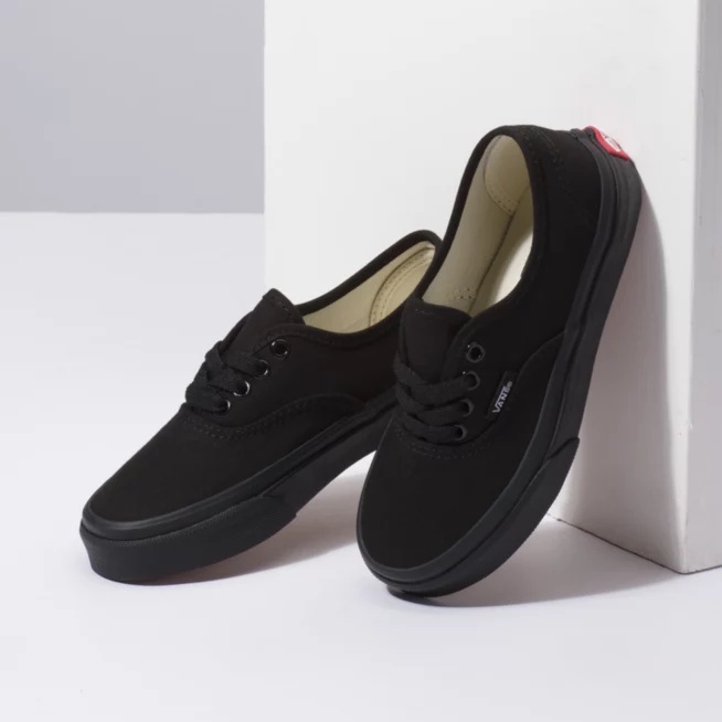 Sepatu anak Vans7 old skool/vans authentic tali hitam polos/vans anak catur slip on