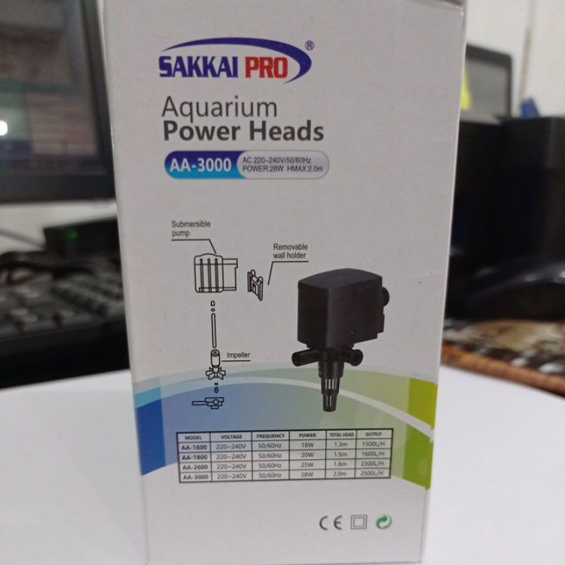 Pompa Aquarium SAKKAI PRO AA 3000