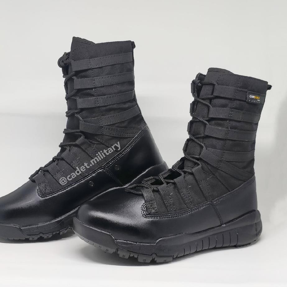 [ITV] SEPATU BOOTS BLACKWATER (STRIPE) - HITAM ✅