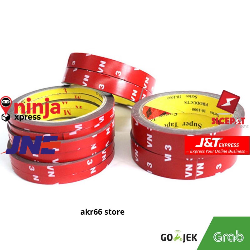 

LAKBAN SELOTIP DOUBLE TAPE 3M 3M X 6MM 1PCS MURAH