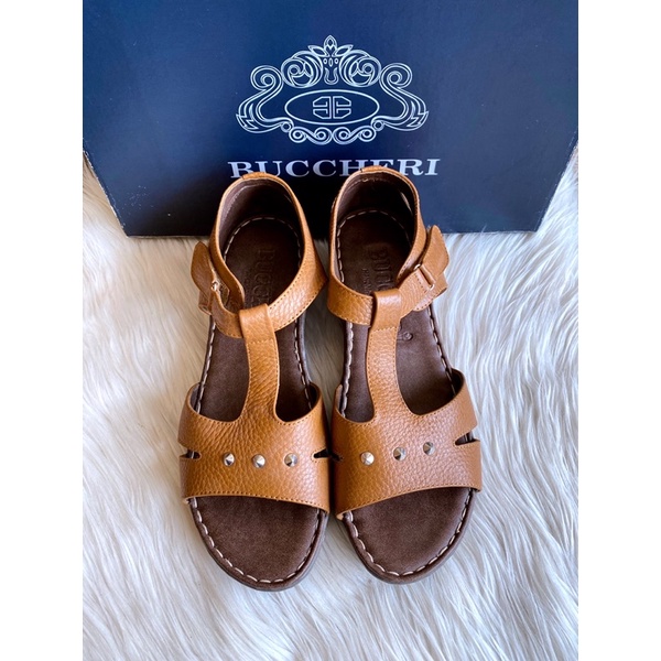 PSPGN.CO | SEPATU SANDAL ORIGINAL BRANDED BUCCHERI WANITA 004 TAN