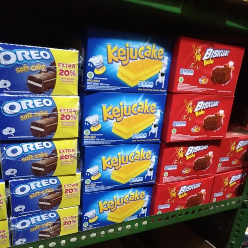

Oreo bolu soft cake box isi 12