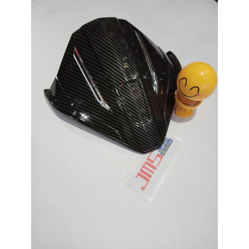 visor winsil carbon karbon honda vario 125/150 led new zoro free boneka emoji