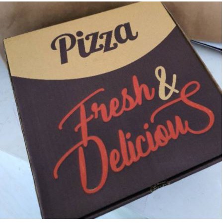 

Box Pizza 26x26x4 cm LD BF-Premium Kardus Pizza/Karton Pizza diecut