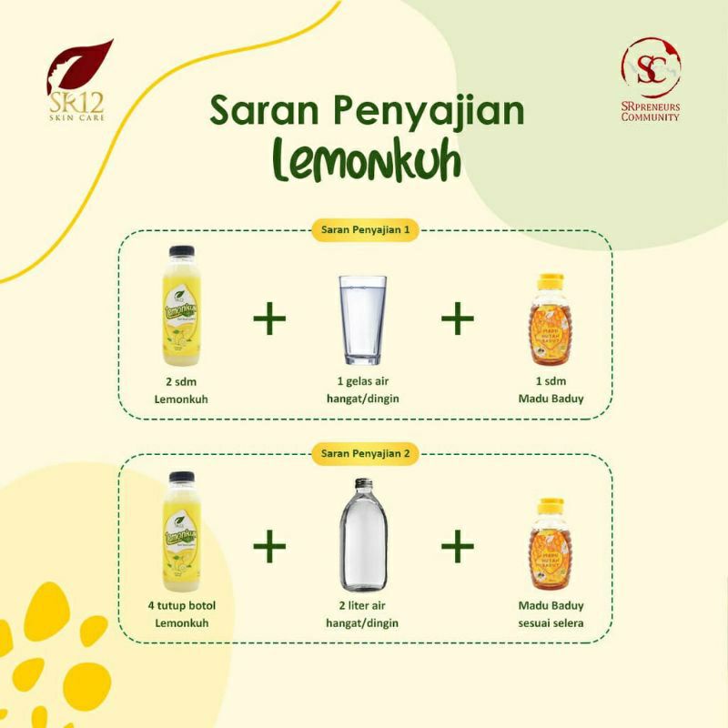 SR12 LEMONKUH SARI LEMON MINUMAN NUTRISI DIET DETOX