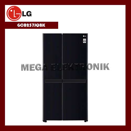 LG GCB257JQBK Kulkas Lemari Es Side By Side Kapasitas 655 Liter - JABODETABEK