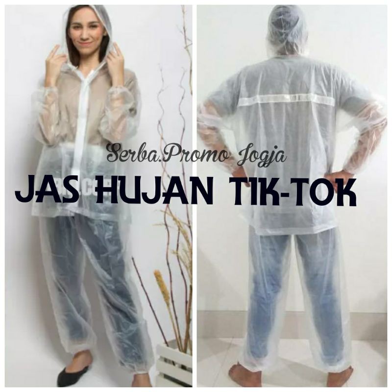 Setelan Jas Hujan Jaket Celana Hemat Tiktok Ibex - Model Jas Hujan Baru Murah