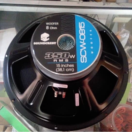 Speaker Soundcrest 15inch SCW-0815 MID LOW Voice Coil 3''