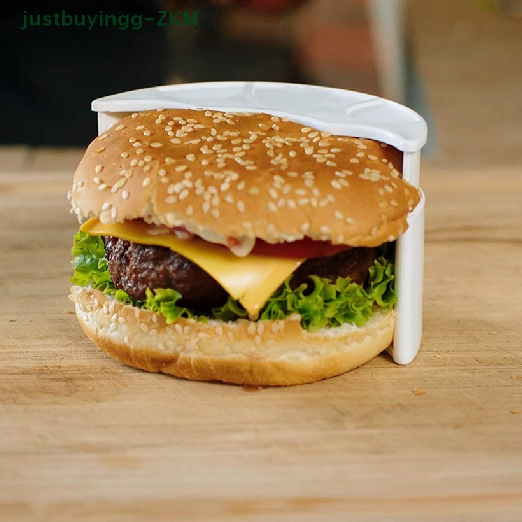 1pc Rak Holder Burger Portabel Dapat Dicuci Dan Digunakan Kembali