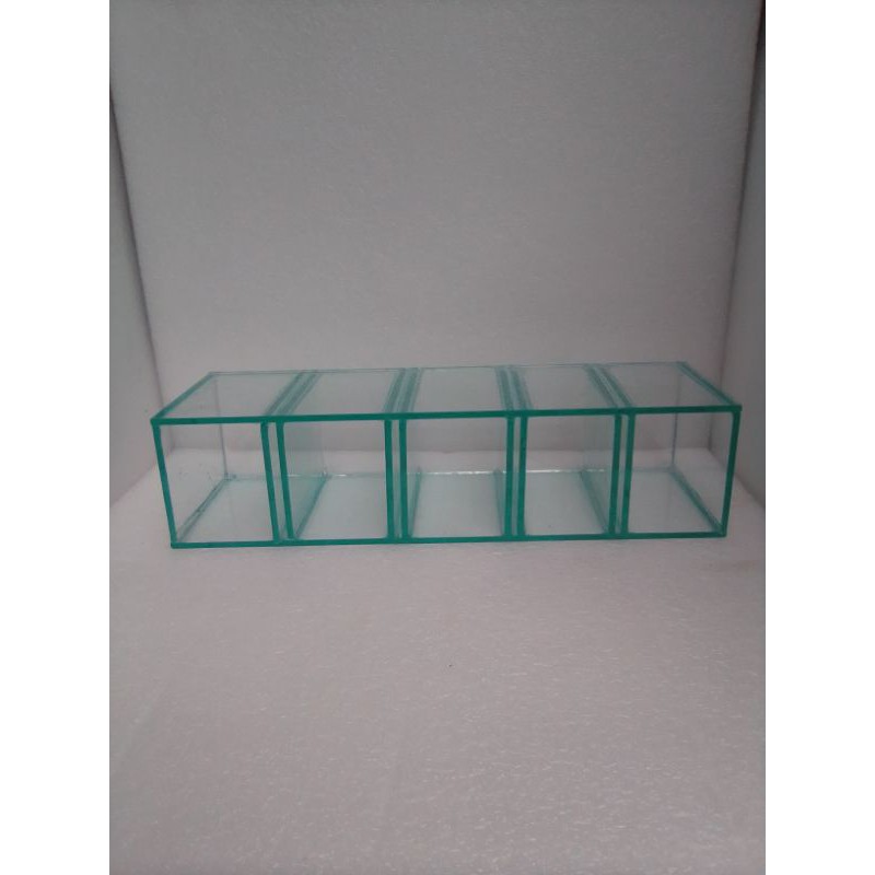 aquarium soliter aquascape sekat 5 mini uk 40,10,12 bisa buat ikan cupang/gepy