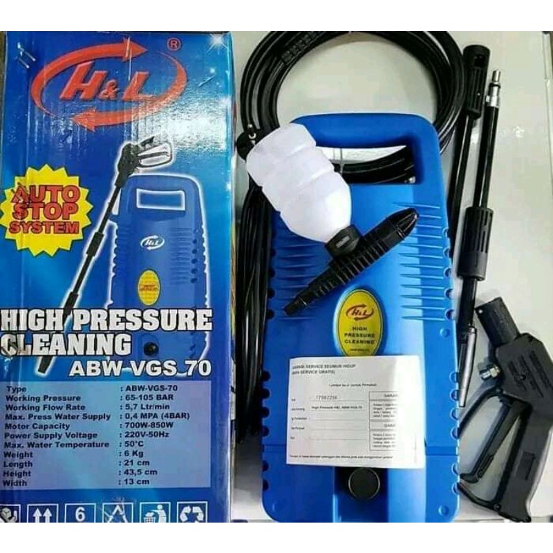 Mesin Jet Cleaner H&L ABW VGS 70