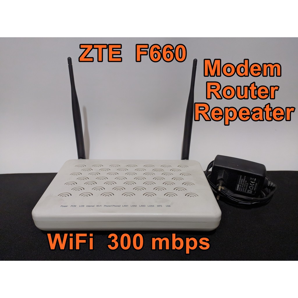 Jual Modem Repeater ZTE F660 WiFi Up to 300 mbps Shopee Indonesia