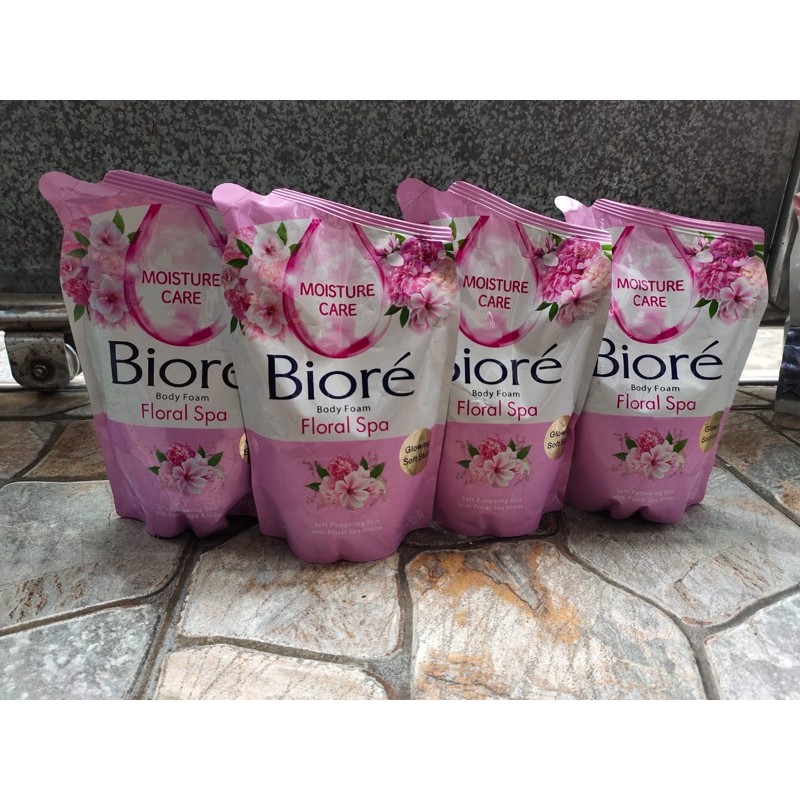 SABUN CAIR BIORE SPA FLORAL 450ml / SABUN CAIR BIORE