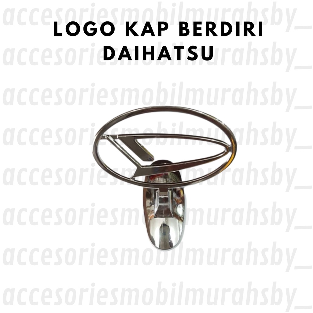 Emblem/ Logo Kap Mesin berdiri Toyota Honda Daihatsu