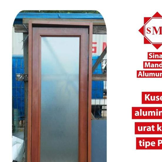 Kusen Aluminium Urat Kayu / Kusen Serat Kayu / Kusen Alumunium