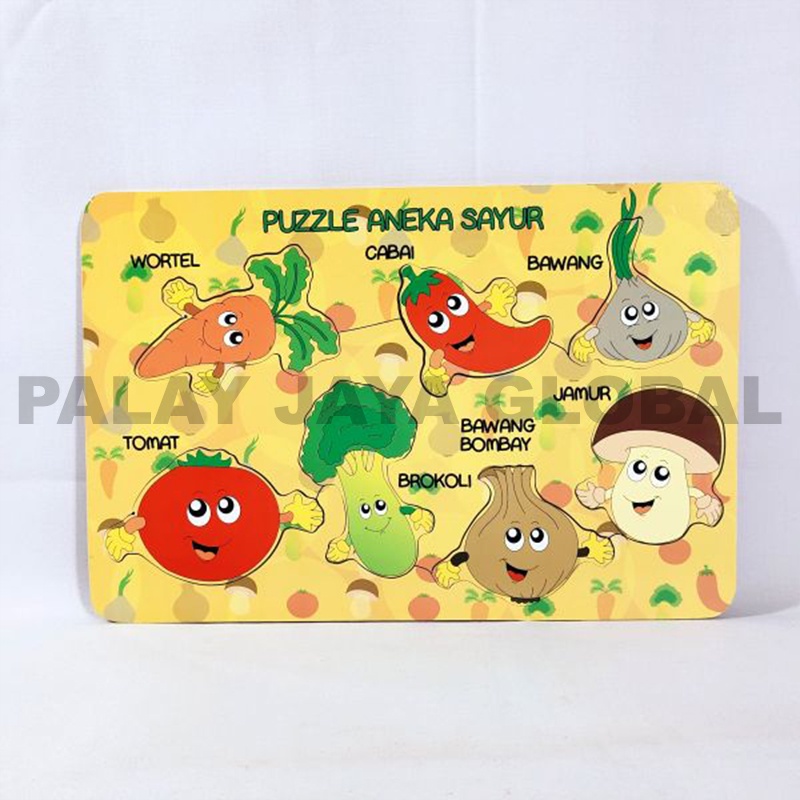 Puzzle  Sayur Binatang dan Buah-Buahan