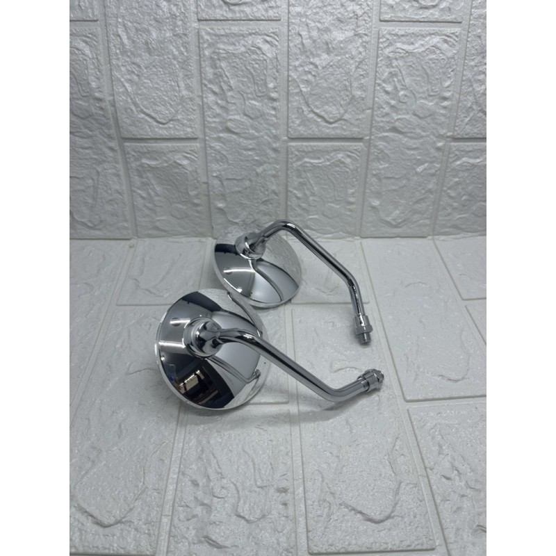 Spion Vespa Bulat Kaca cembung Crome Mini-Spion Honda Vespa