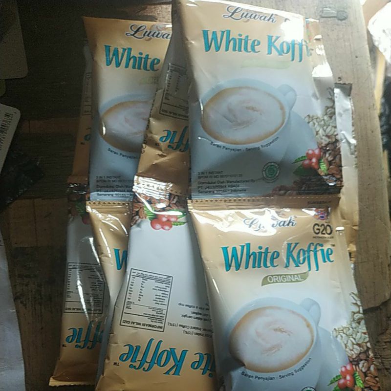 

kopi luwak white koffie 10 x 20 grm