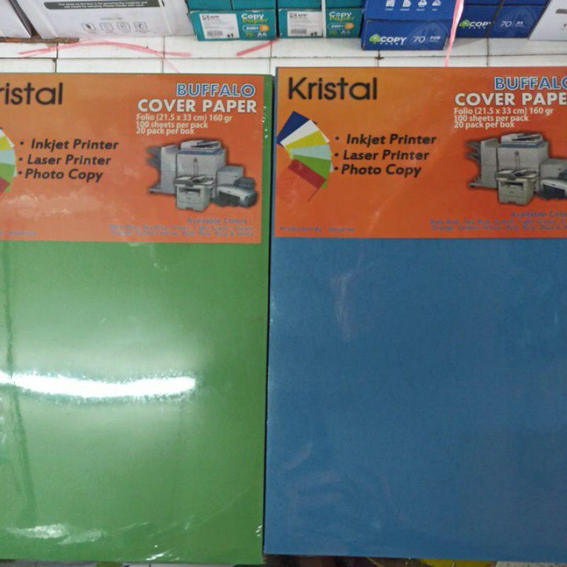 

KERTAS BUFFALO F4 COVER GAND 150 GSM 100 LEMBAR