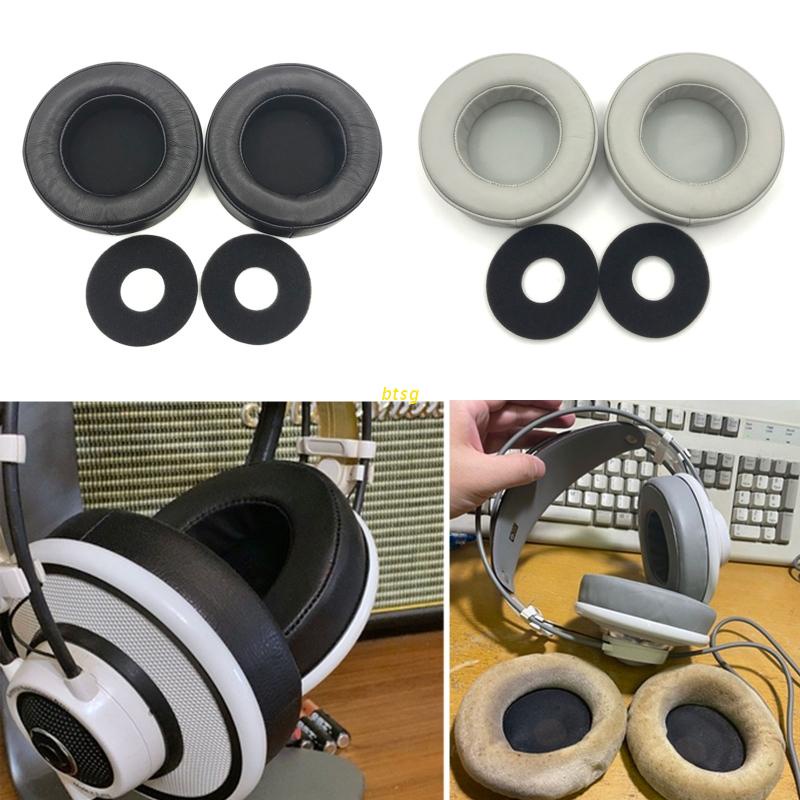 Btsg Earpads Cover Headphone Dengan Gesper Plastik Untuk AKG K701 K702 Q701