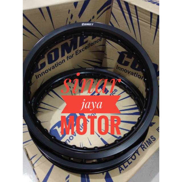 Velg Pelak Comet 140 160 14 Ukuran 140 160 Ring 14  Set  2pcs