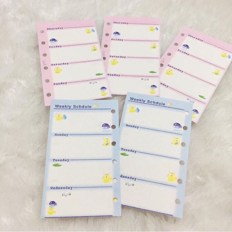

Isi Refill Diary File Ordner Made in Korea Set