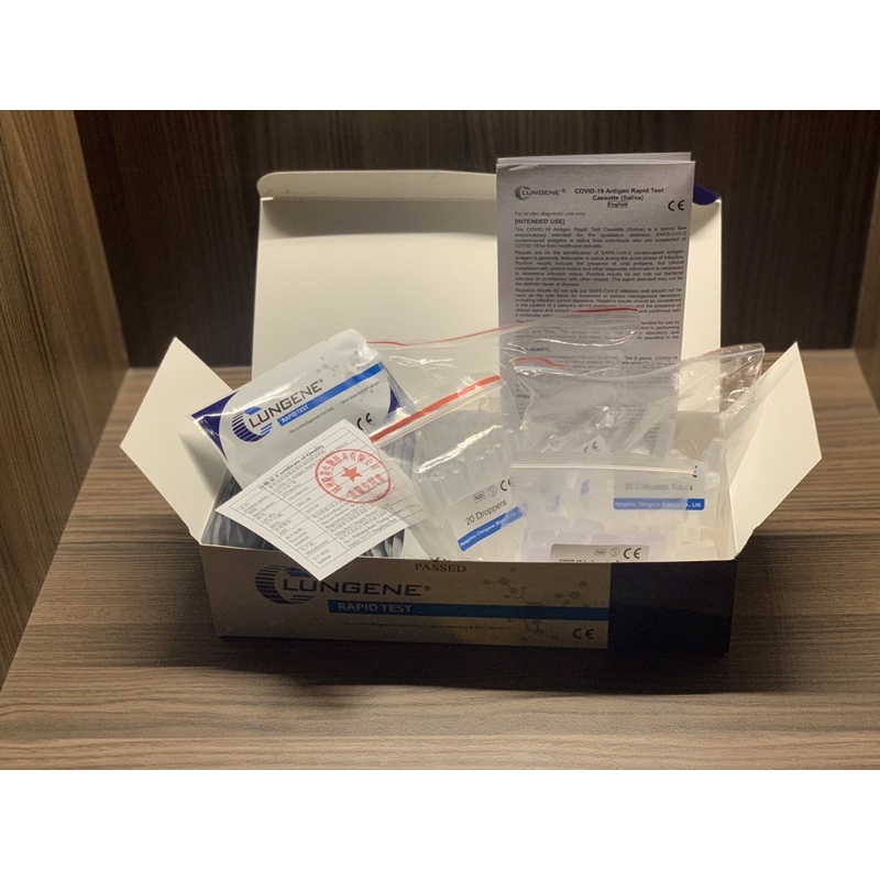 Jual Clungene Covid19 Antigen Rapid Test Saliva / Air Liur Isi 20 Pcs