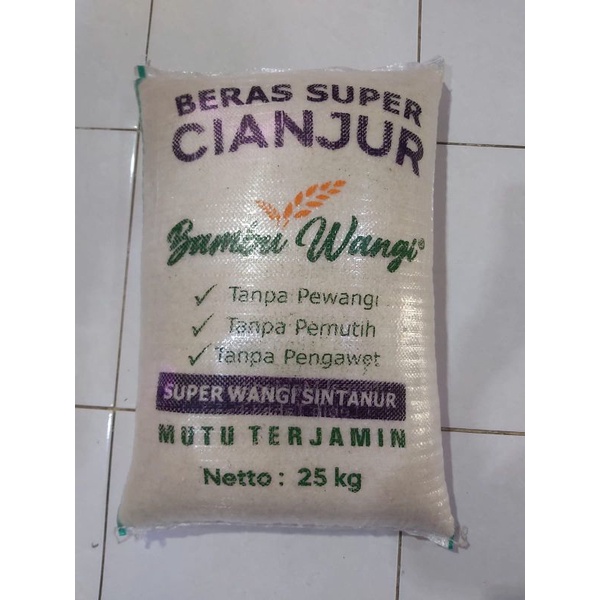 

Beras Pandan Wangi Murah - Merk Bambu Wangi 25 KG (khusus instan)