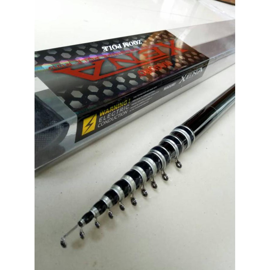 Tegek Custom Maguro XENA Carbon 3 Way Zoom 540/490/450cm Kode 1052