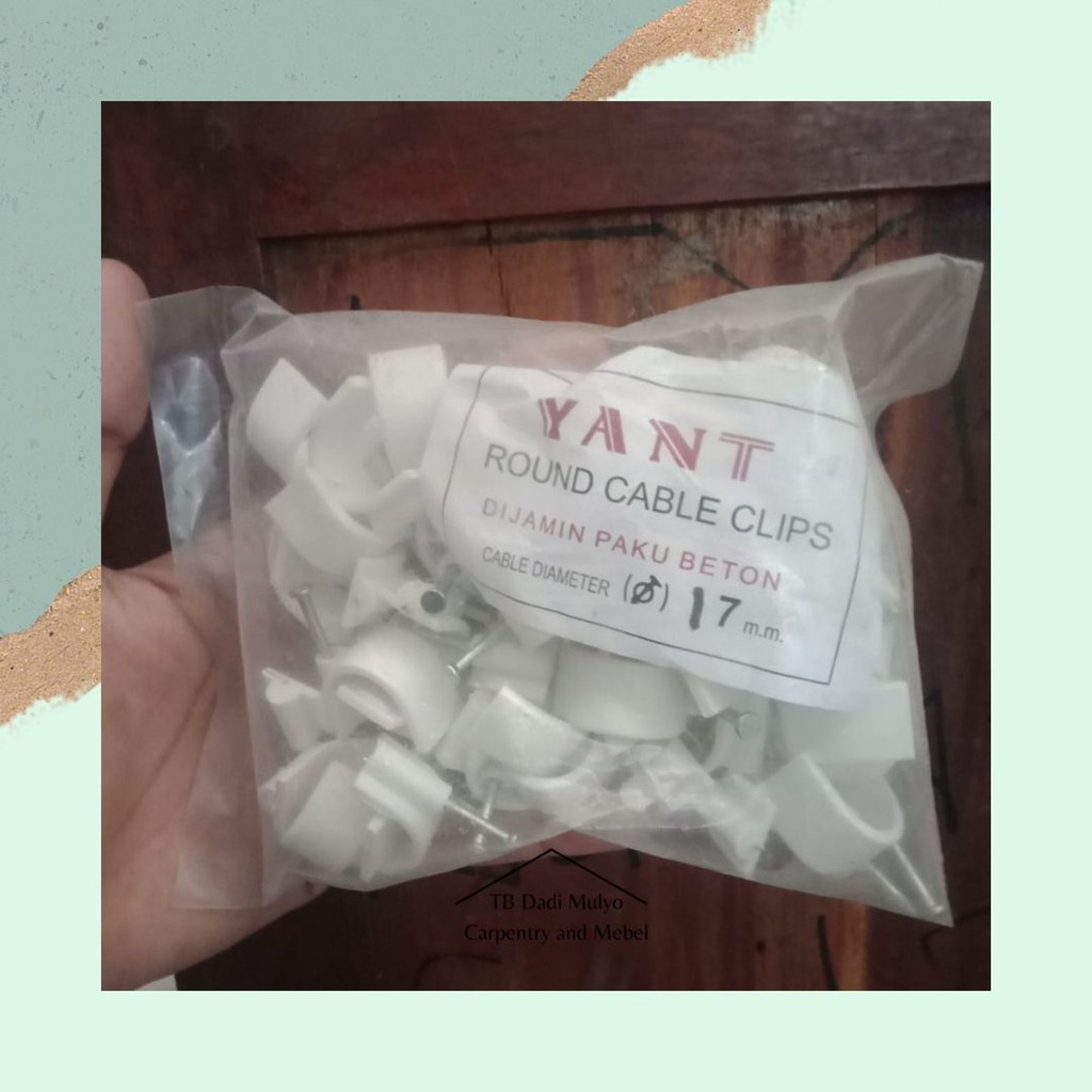 Klem Kabel No 17 Paku Beton Merk Yans / Klem Kabel / Paku Beton Kabel No 17