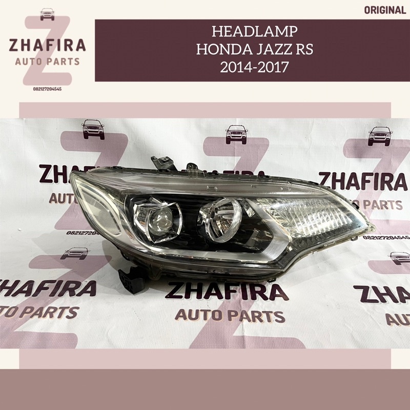 Headlamp Headlight Head Lamp Light Lampu Depan Utama Mobil Honda Jazz RS GK5 GK-5 2014 2015 2016 201