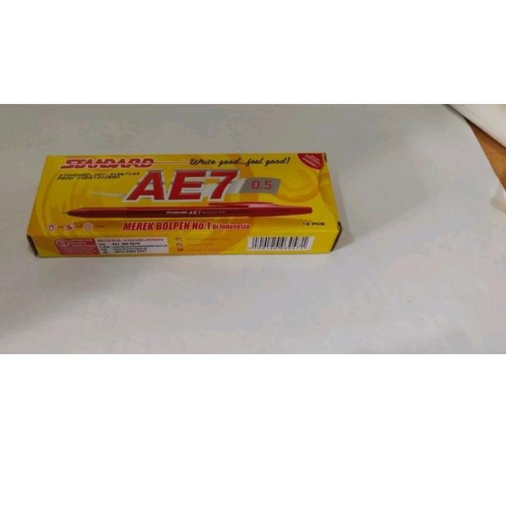 

【FRE⚡H】 Pulpen standard AE7 0.5mm ( 12 pcs ) produck terlaris