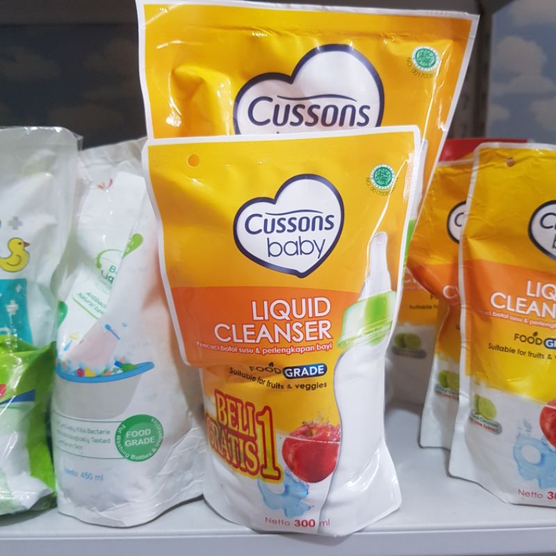 Cussons Baby Liquid Cleanser 700ml+300ml Pouch 700ml Free 300ml