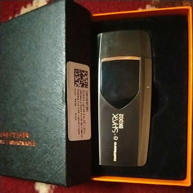 Terlaris Taffware Korek Api Elektrik Finger Print Usb Lighter Bagus