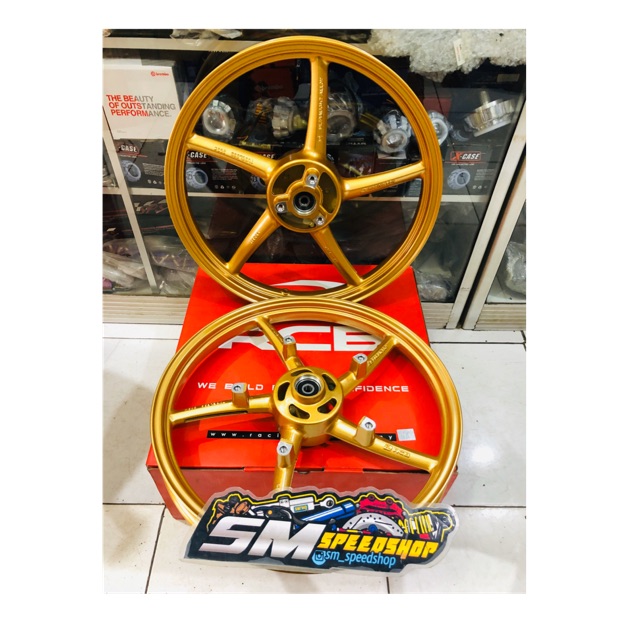Velg RCB SP522 Satria FU ukuran 160/185-17 VELG Racing RACING BOY RCB SP 522 Palang 5 ORI MALAYSIA