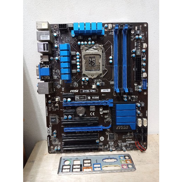 Mobo MSI Z77A G43 socket Lga 1155 ddr3 onboard VGA hdmi usb3