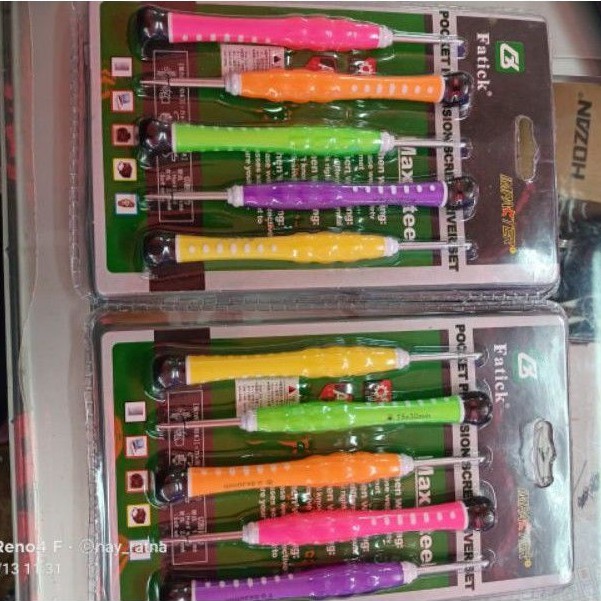 ALAT SERVICE HP OBENG FULLSET FATICK 5IN1