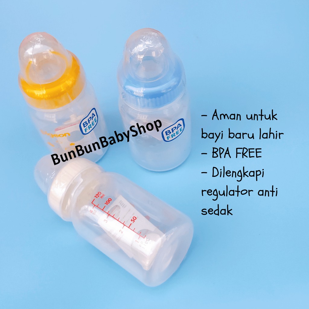 120ml+REGULATOR Botol Susu Bayi Pigeon Anak Perlengkapan Baby Baru Lahir Newborn Murah Peralatan As