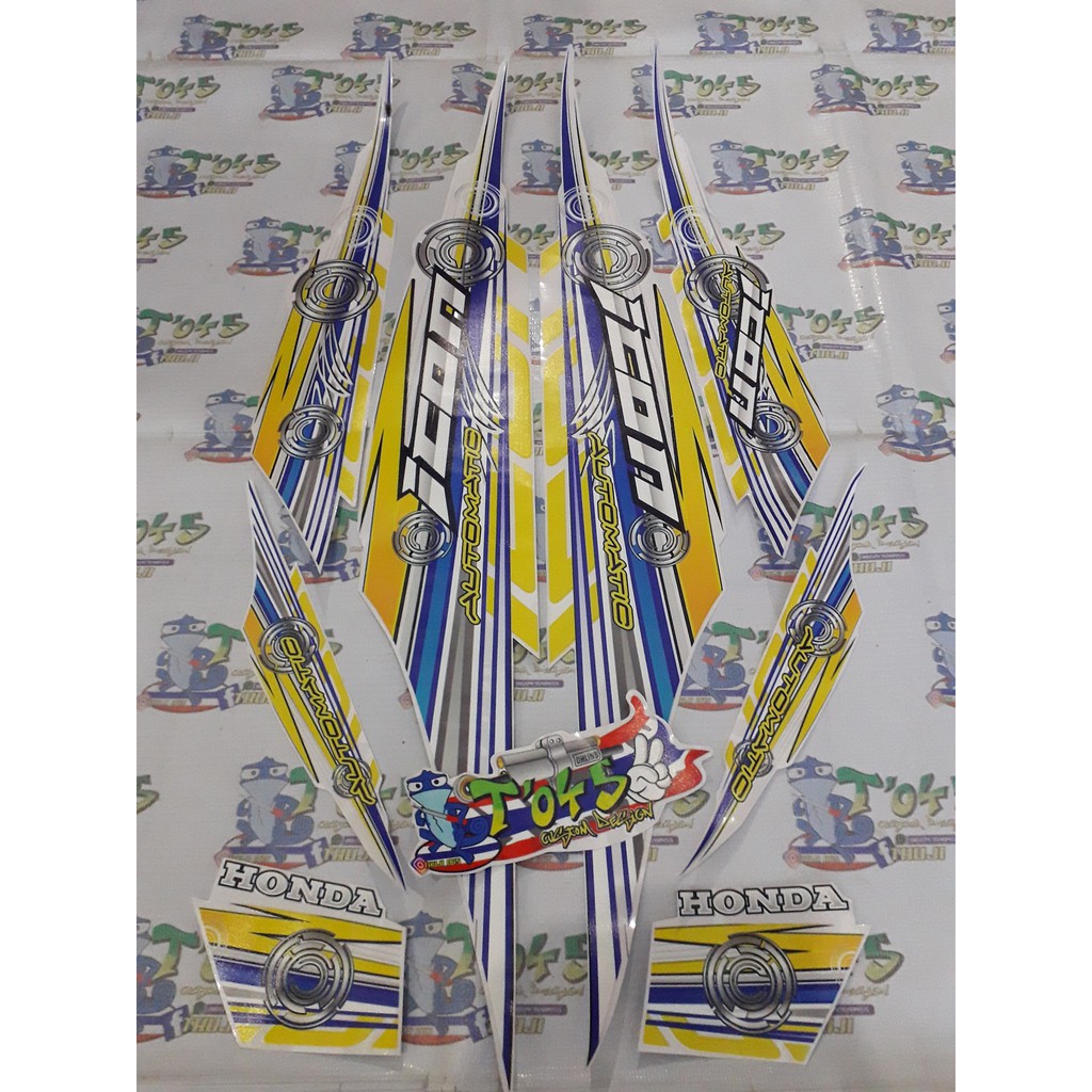 Striping icon karbu beat karbu custom transparan uv radial