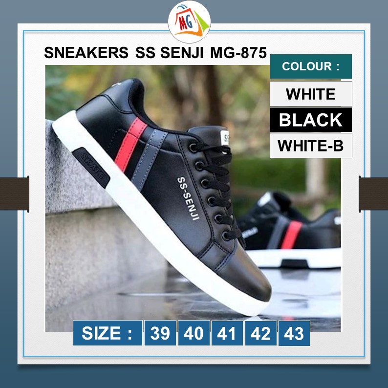 SNEAKERS SS SENJI MG-875 Sepatu Sneakers Pria Snekers Pria Sneaker Import Snakers Pria Snaker Cowok 