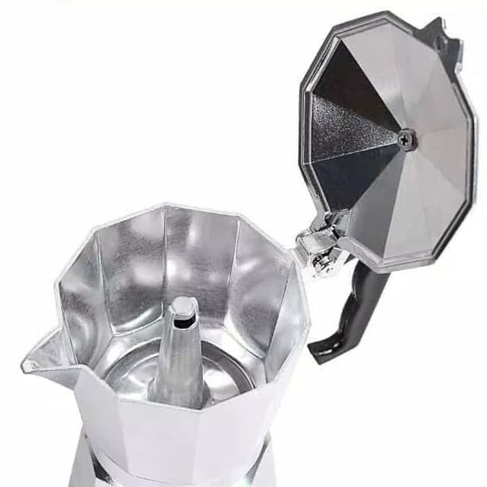 Teko Kopi 3 cup Aluminium - Espresso Coffee Maker - Moca Pot 150ml