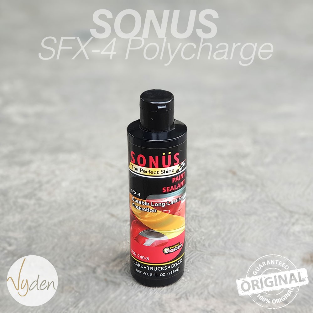 Sonus Sfx-4 Paint Sealant With Polycharger 57ml Refill Bottle Durable Sealant